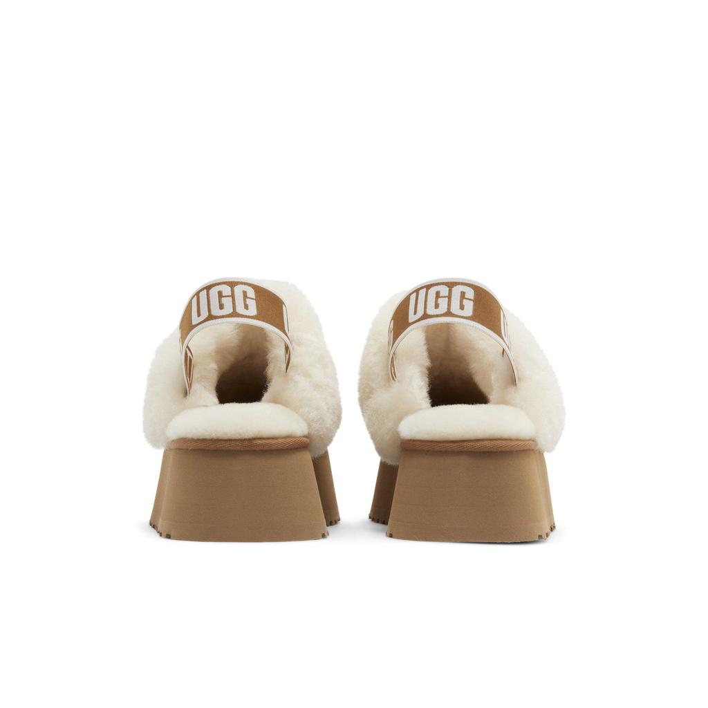 UGG Womens Funkette Slipper 'Chestnut' (women's sizes) Chestnut Closed Toe Slippers 1113474 CHE