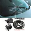 2Pcs Front Windscreen Wiper Arm Washer Nozzle Spray Jets 4 Way with 2m Pipe Hose