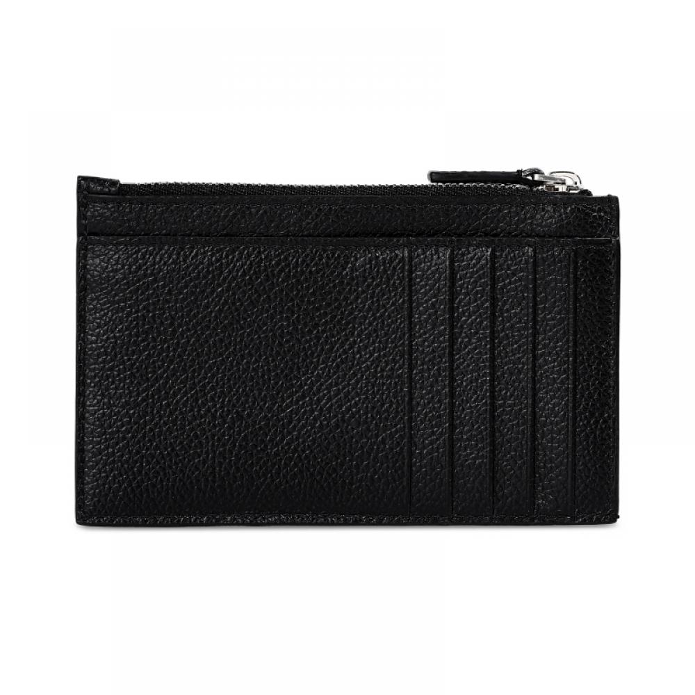 Balenciaga 640535 1izi3 1090 Cash Logo Zip Card Holder