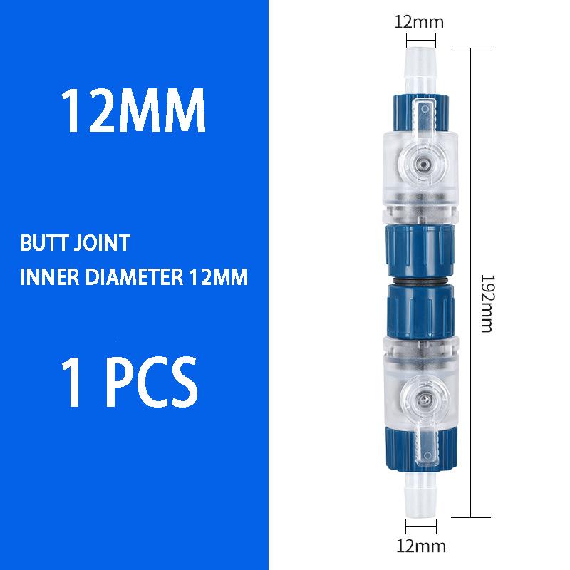 

Быстроразъемное соединение водопроводной трубы для аквариума, регулятор расхода воды, фильтр для аквариума, быстроразъемное соединение, адаптер-переходник 12X16 мм