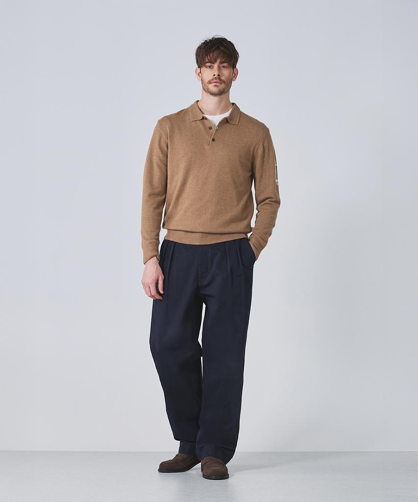 Geonjiulleunseu Cotton Double-Pleat Chino Pants Collection