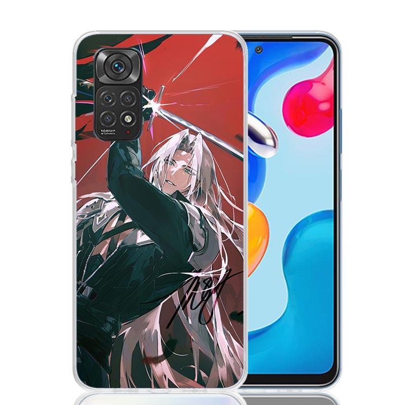 Anime FINAL FANTASY 7 BloodyBeni Phone Case For Xiaomi Redmi Note 15 14 13 12S 12 Pro Plus 11S 11E 11 11T 10S 10 Art Soft Patter