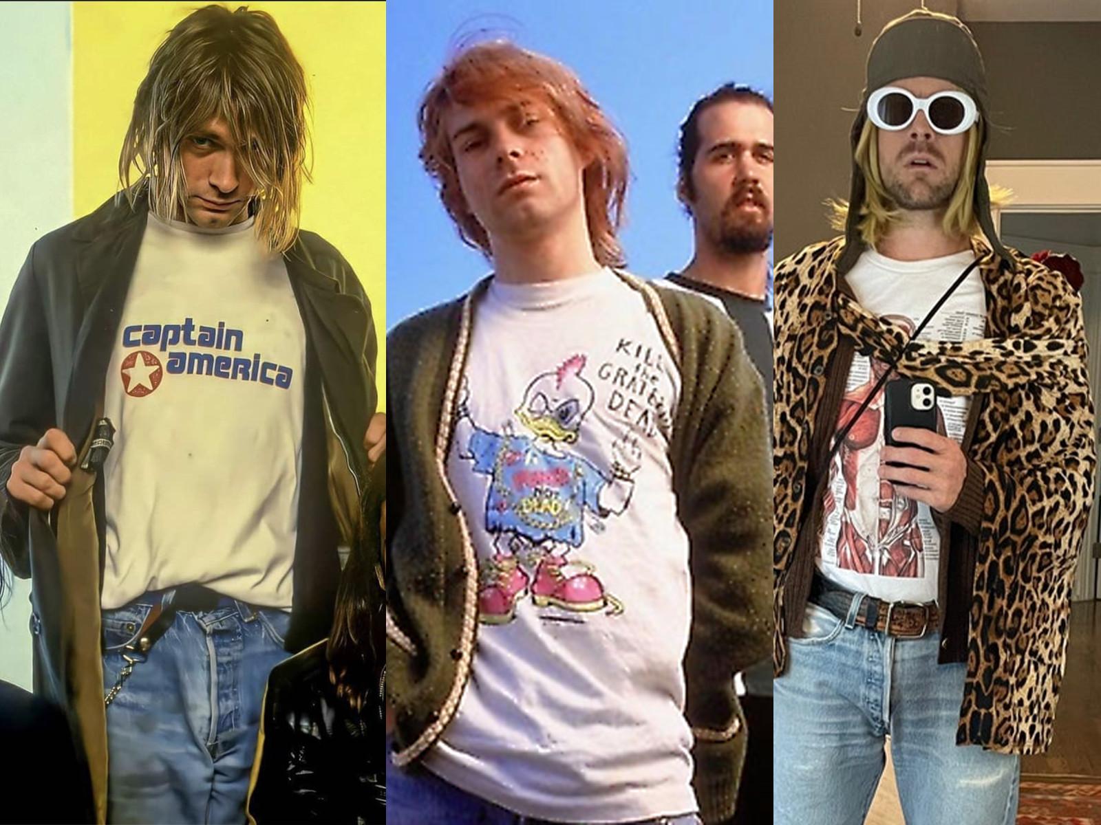 Kurt Cobain Nirvana T-shirt Grunge Rock 90s Music Band Unisex Tee All Size RIP S