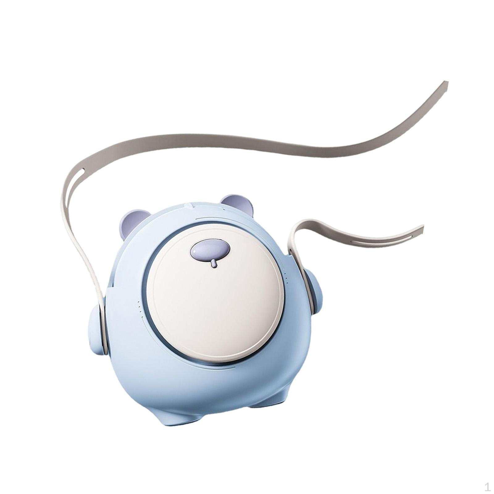 Персональный вентилятор USB-перезаряжаемый hands-free охлаждающий вентилятор-ожерелье на шею для синий