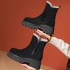 Women's lightweight comfortable cold warm padded snow boots non-slip wear outdoor leisure sports high-top cotton boots