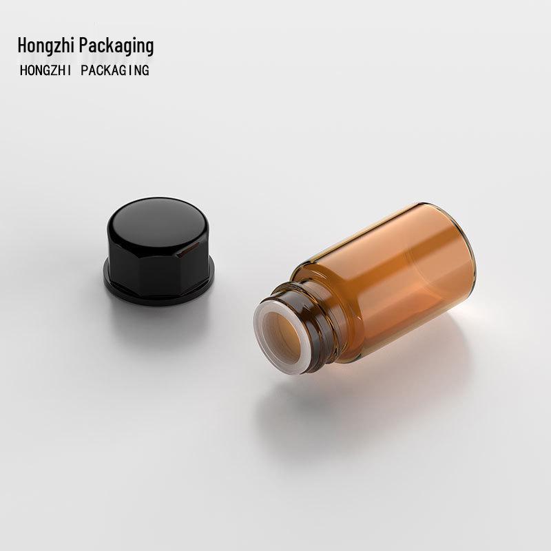 Amber Sample Bottles with Screw Caps, 1mL To 5mL - Essential Oil Decanting and Trial Size Glass Containers