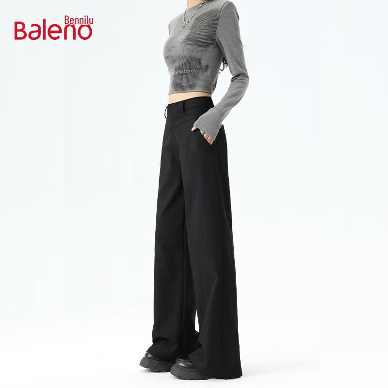 Baleno Women s High-Waist Loose Casual Pants S