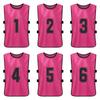 12 PCS Débardeurs de Football pour Enfants 2 Couleurs Séchage Rapide Maillots de Football Sports de Jeunes Entraînement d'Équipe de Basket-ball