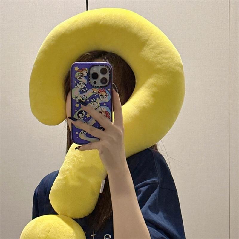 Soft and Comfortable Pillow Question Mark Pillow Cushion Plush Home Sofa Bedroom Sleep Cushion Cartoon Birthday Gift