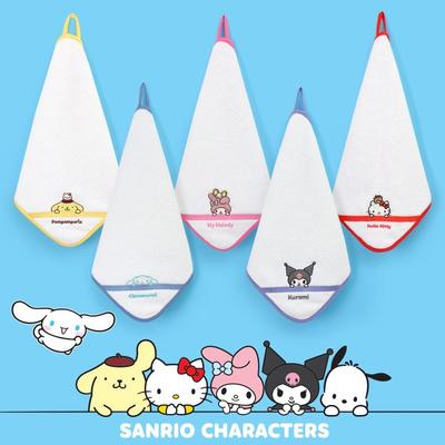[Renoma] Premier Farm Sanrio Characters Basic Ring Hand Towel 5-Piece Set_0E5AU61735