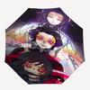 1pc Anime Character Inspired Outdoor Umbrella - Automatic Opening/Closing, Portable 3-Fold Design with 8-Bone Iron Frame - Perfect Gift for Fans, Trav