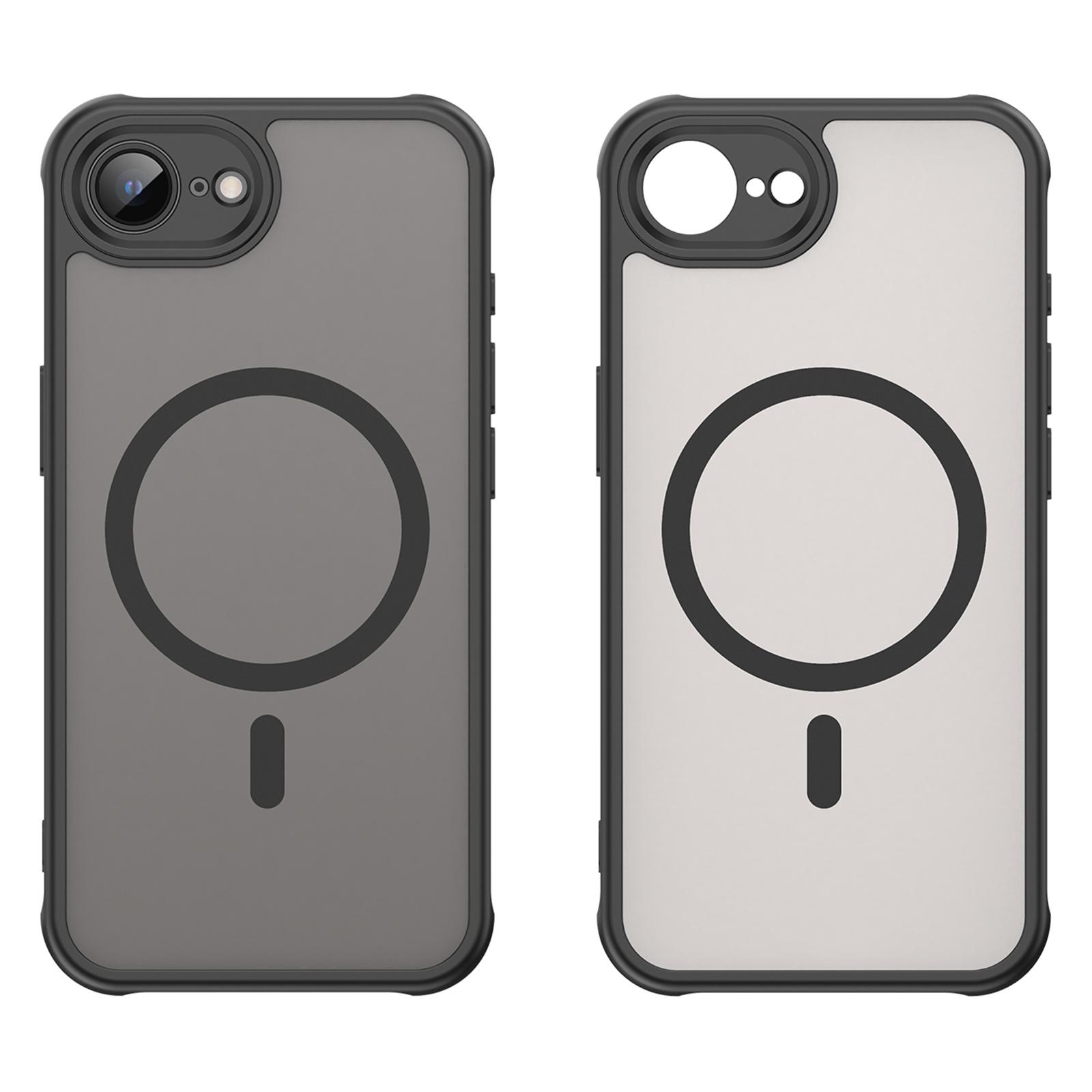 

For iPhone 16e Case Magnetic Anti Drop PC+TPU Phone Cover Purple