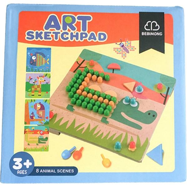 

Bevi Mont Art Sketch Pad, 1, 225 Peace, Korea Best Toddler Puzzle