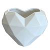 Fun Shaped Flower Pot Geometric Heart Shape Flowerpot, Decorative for Indoor Charming Plant Container Outdoor, Creative Love Planter Home Garden