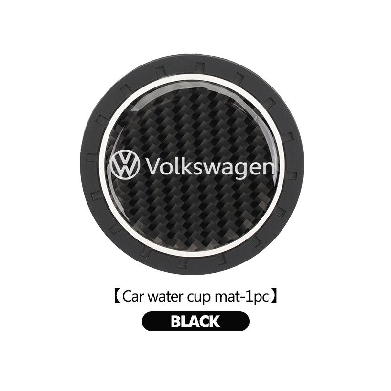 For Volkswagen VW 2pcs Car Cup Holder Anti Slip Insert Coaster Pads Accessories Golf 4 5 6 7 Polo Jetta Sagitar Magotan Passat zj0