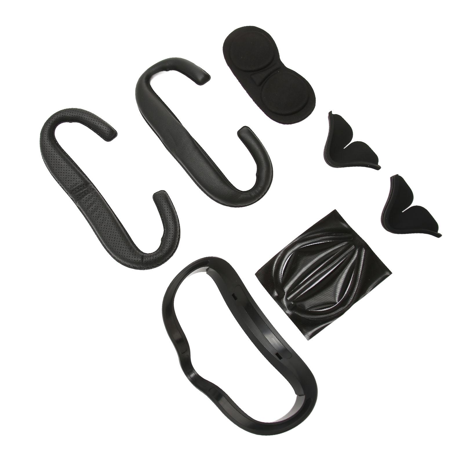 

6PCS VR Face Cushion Pad Prevent Fogging Plastic Frame Lens Protector Nose Pad Protective Cover Set for Quest 2