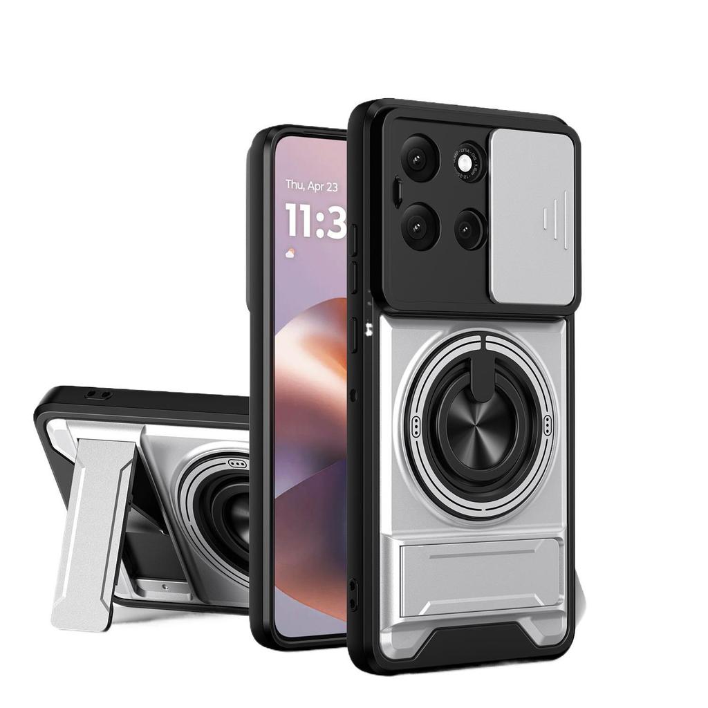Applicable to MOTO G86 Shunjia mobile phone case Motorola G56 push window G35 bracket G55 anti-drop protective case