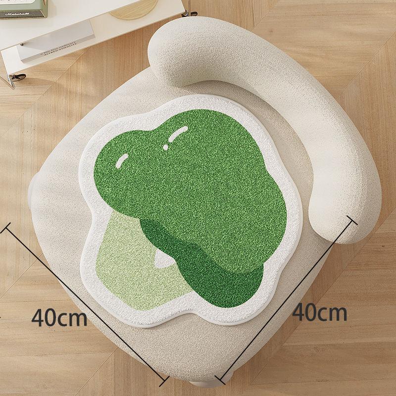 Autumn Plush Non-Slip Butt Pad, Winter Imitation Cashmere Thickened Cushion, Dormitory Student Classroom Stool Cushion