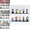 Set Of 10 Horror Movie Character Pvc Figures Chucky, Joker, The Crow And More!