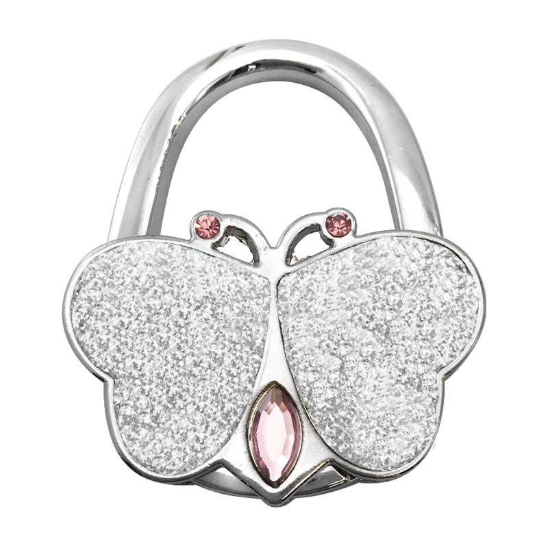 Bärbar Fjäril- Rosett Bordsväska Krok Mode Multifunktionell Vikbar Damväska Spänne Handväska Krok För Väskupphängning