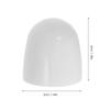 4Pcs Toilet Bowl Bolt Caps Covers Decorative Screw Caps for Toilet Seat Floor Bolts Bathroom Accessories Neat Tidy Appearance