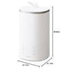 Iris Ohyama Humidifier Large Capacity Ultrasonic Steam Type (Heating Type) Hybrid Type Humidification Volume 550ml Tank Capacity 3.8L Tatami 15 Hours