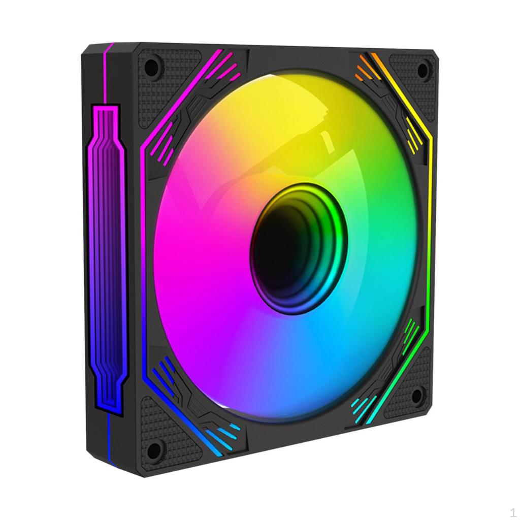 -Fan,PC Fan,5V,3-pin+,4-pin,ARGB,120mm,Good Heat Dissipation,Easy Installation,Fan,Case Cooler Fan