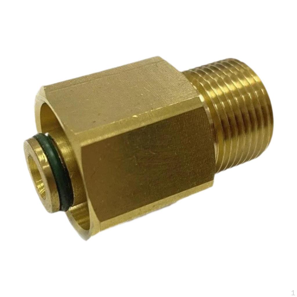 Pressure Washer Hose Connector, M22/14 Interface, Brass Power Fitting for Garden Irrigation