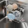 Stainless Steel Kitchen Organizer Space-Saving Rustproof Compact Sink Organizer Easy-To-Clean Sponge Holder For Daily Use