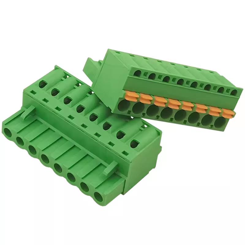 Spring-loaded Screwless Terminal Block 2EDGKD-5.08 Push-in PCB Connector Set
