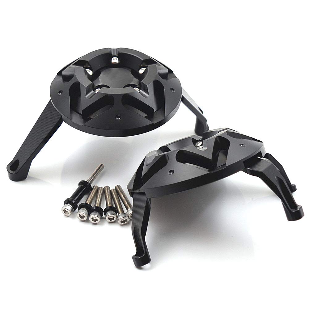 LEDISHUN Osłona silnika, Slider silnika, Osłona silnika dla Kawasaki Versys 1000 (KLZ1000B) 2015-2022 (czarny)