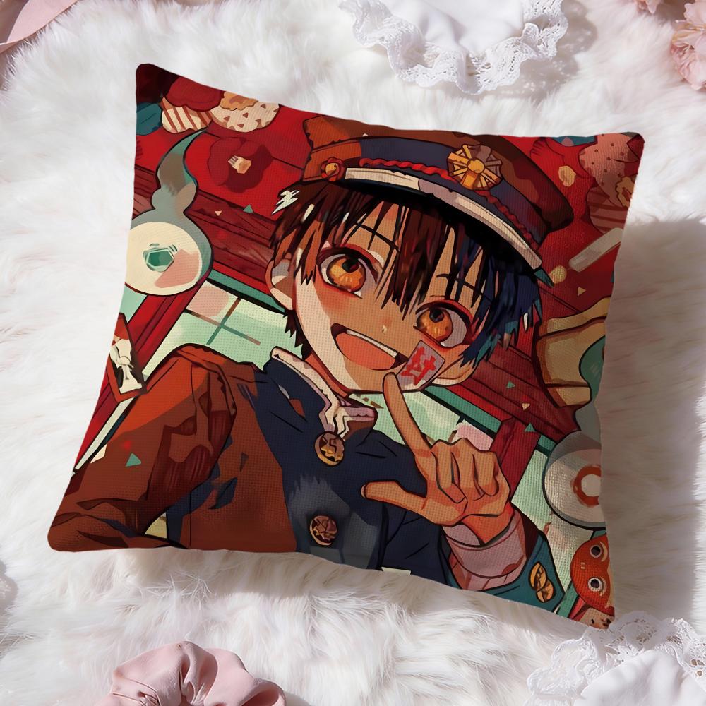 b-Bound Hanako-kun Cushion Cover Premium Comfort Reversible Pillow Cove -Two in One Design for Any Room & Car Interior