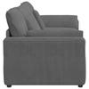 Modular Sofa with Cushions Dark Gray