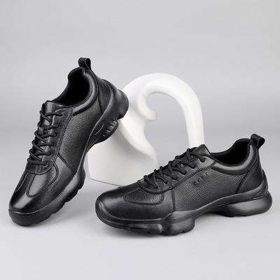 Fashion Men's Genuine Leather Sports Shoes Breathable Walking Sneakers Men Comfortable Outdoor Training Shoes All-match Men Casual Shoes