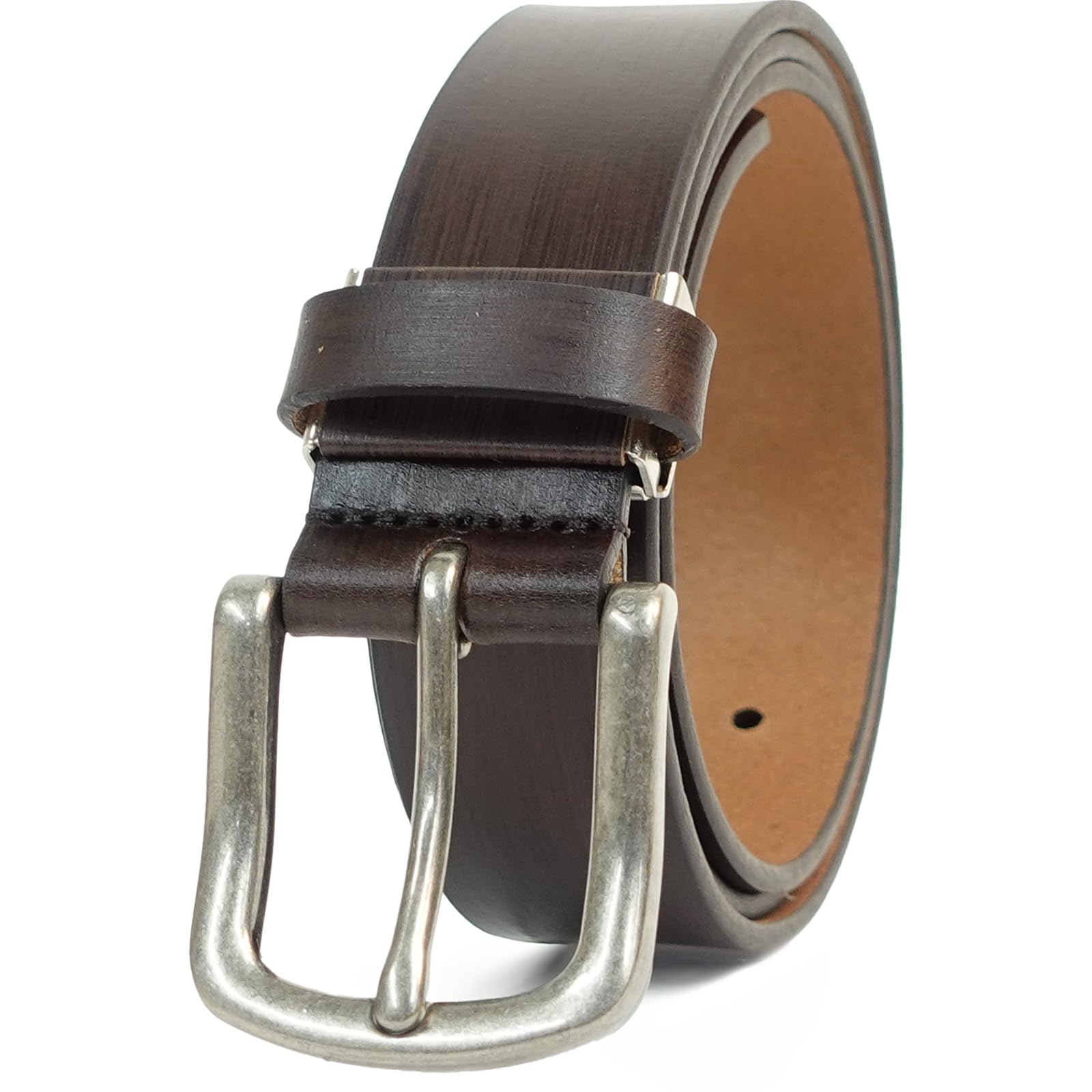 

Fineplus EDWIN Belt, 0111222, 33mm x 117cm, Made in Japan, Cowhide Leather, Plain