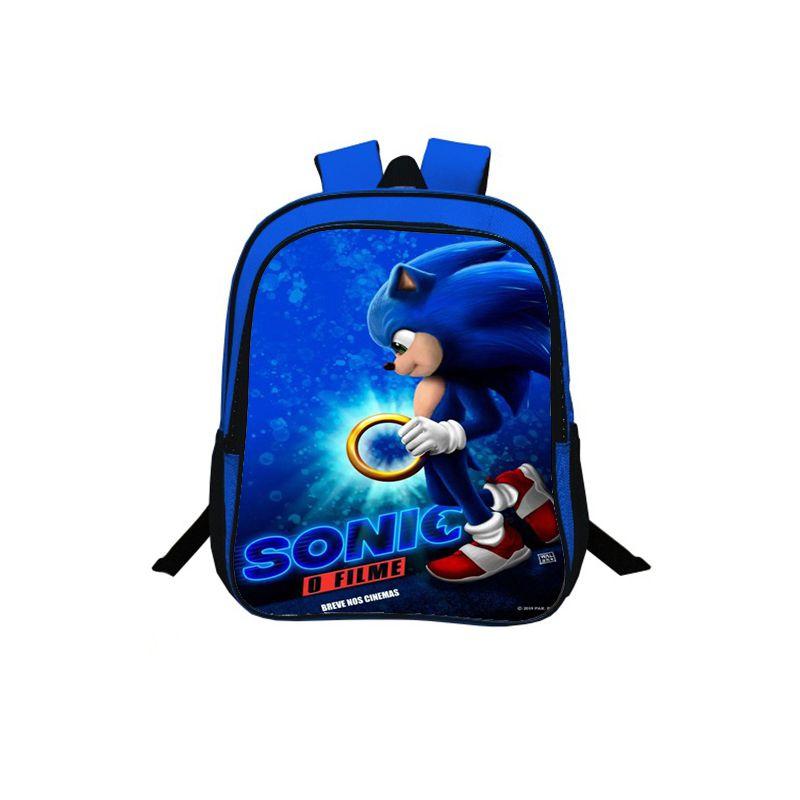 Sonic The Hedgehog 2 Children's Backpack For School Travel Colorful Artwork Unisex Design