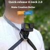 TELESIN 2.0 MAX S2-HNB-004 Quick Release U-Shaped Neck Strap Camera Phone Hanging Neck Holder