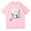 Genshin Impact Neuvillette T Shirt Fashion Unisex Harajuku Funny Kawaii TShirt Unisex High Quality Anime Casual Cotton Tees Shirts