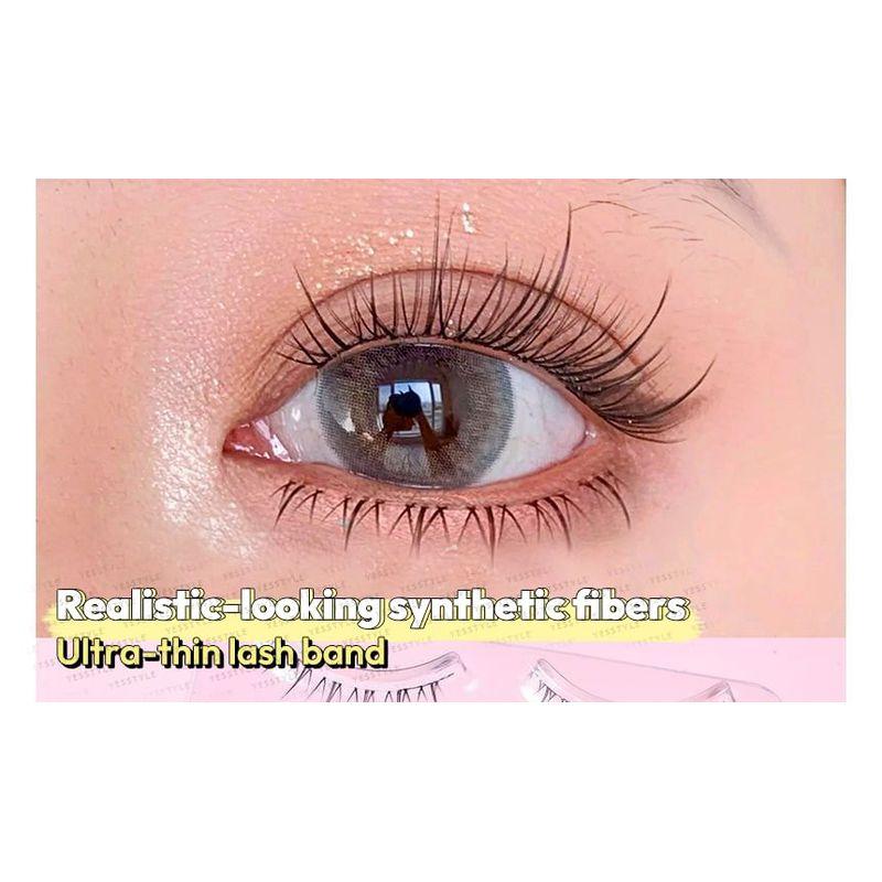 Mogugu - Set mit 5 Paar: Natürliche, zarte künstliche Wimpern