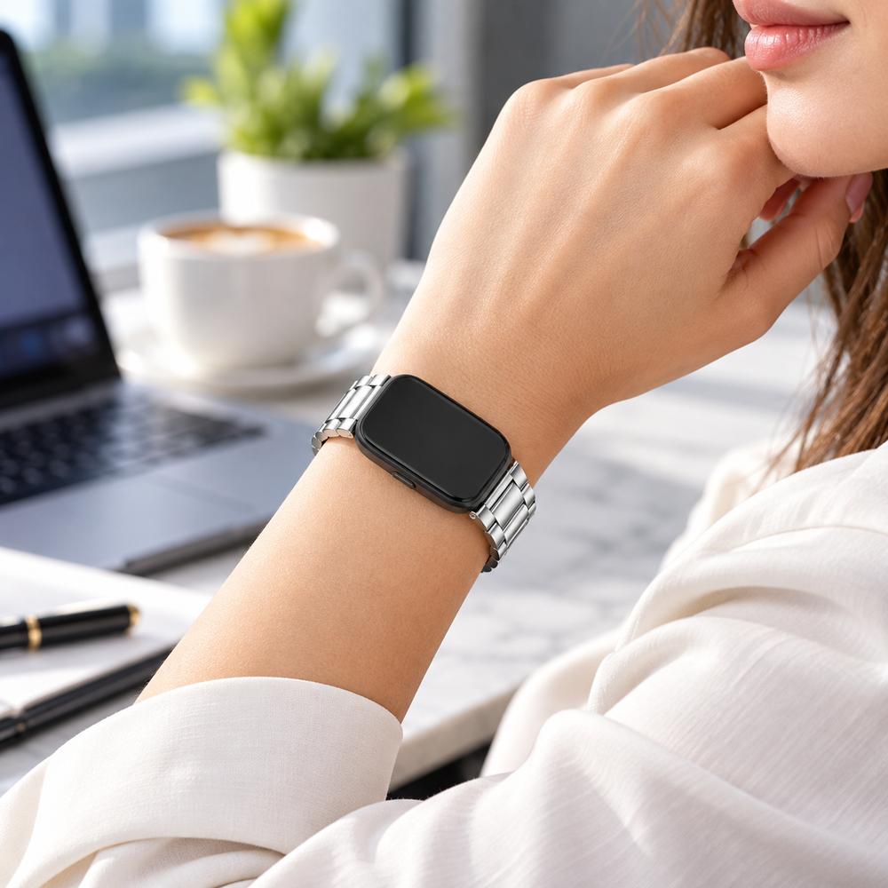 Metal Band Loop Bracelet Adjustable Wristband New Watchband for Garmin CIRQA Smart Band Accessories