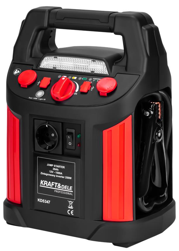 STARTHILFEGERÄT 1200/700A 26Ah 12V INVERTER KD5347