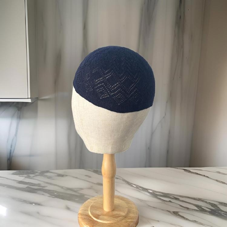 Foldable Sun Hat Gentleman Hat Breathable Hat for Men National Styles Hat for Worship and Everyday Use