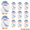 10pcs /Lots Cute Duck Embroidered Applique Cartoon Animal Duck Patch Iron On Patches For Clothing Decoration Diy Hats Bag Sticker 