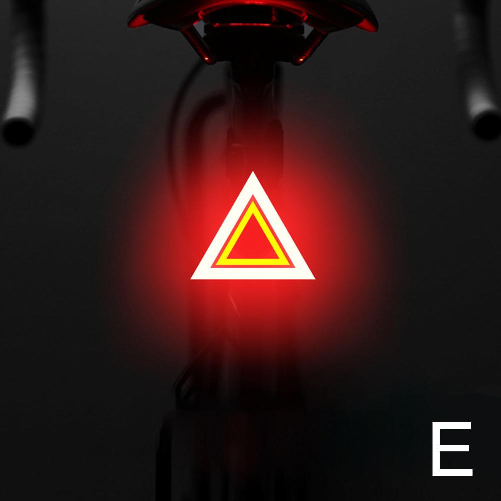 Fahrrad Rücklicht Fahrradlampe Mehrere Beleuchtungsmodi USB Wiederaufladbar LED Blinker Rücklichter MTB Sattelstütze Fahrradzubehör