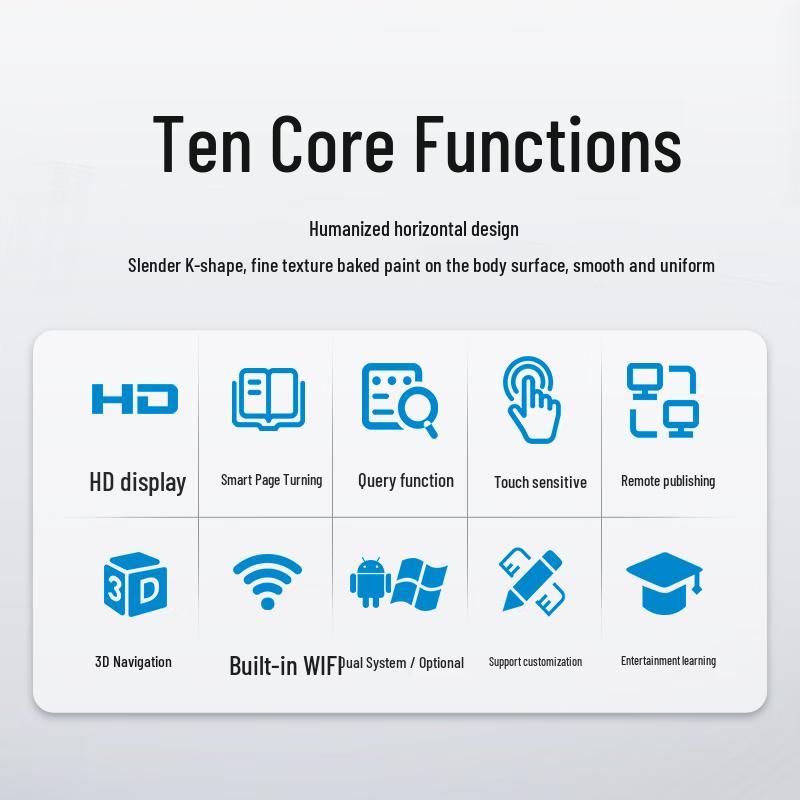 LUOBAOYI 55-inch Horizontal Touchscreen Kiosk