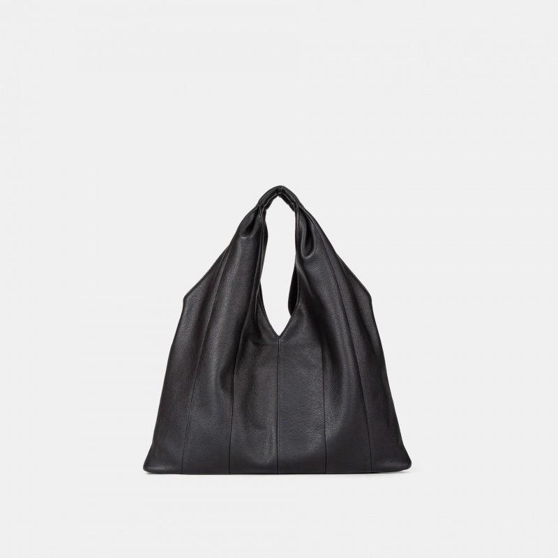 

Line Vest Bag With First Layer Of Calfskin Handle On One Shoulder Under Armpit 41x7x44cm чёрный