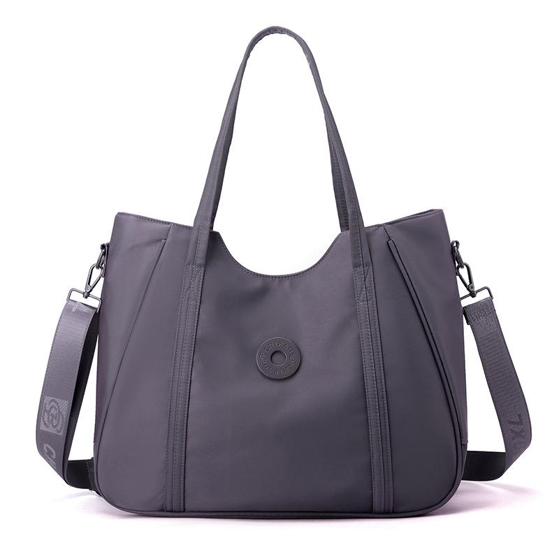 Women's Large Capacity Nylon Fabric Shoulder & Crossbody Bag - Lightweight, Versatile, and Casual Handbag for Commuting.