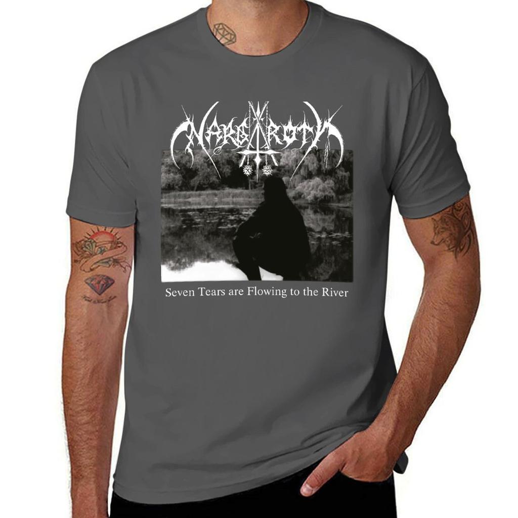 Nargaroth Seven Tears Are Flowing To The River Black Metal TShirt Lightweight Running Sports TShirt