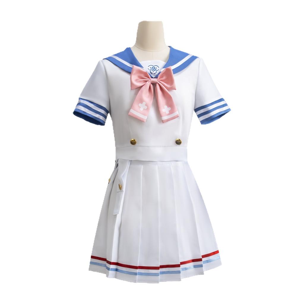 Blue Files Cos Clothes Uraura and Hanako Cosplay Clothes Game JK Uniform Sailor Clothes Anime Performance Clothes Full Set