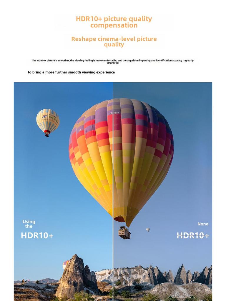 M1 Portable Smart Home Projector, 1080p Ultra-Clear for Living Room & Bedroom